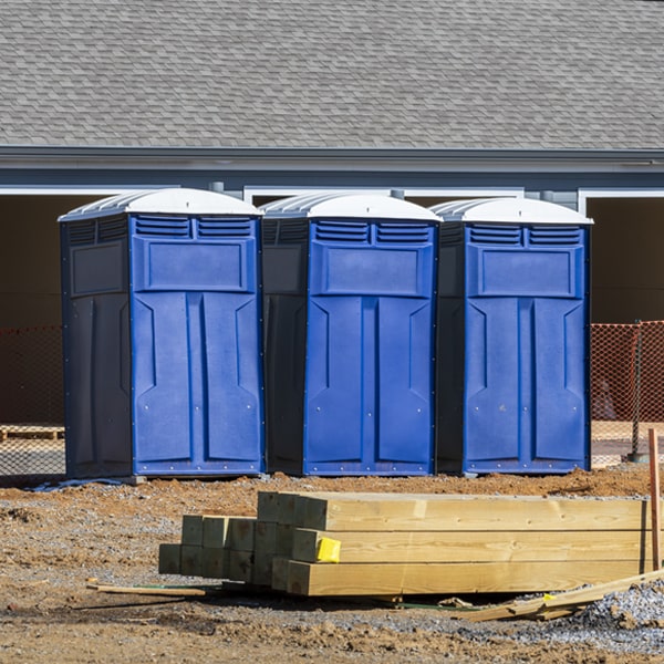 can i customize the exterior of the portable toilets with my event logo or branding in Plainview